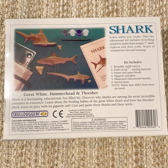 Eyewitness Kits Shark Model Casting Kit New and Sealed - Picture 2 of 3